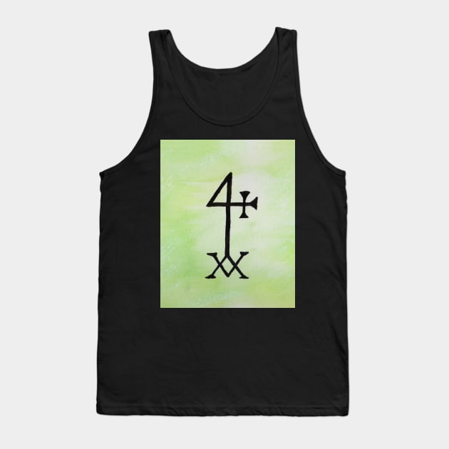 Hermetic Cross Tank Top by lindaursin